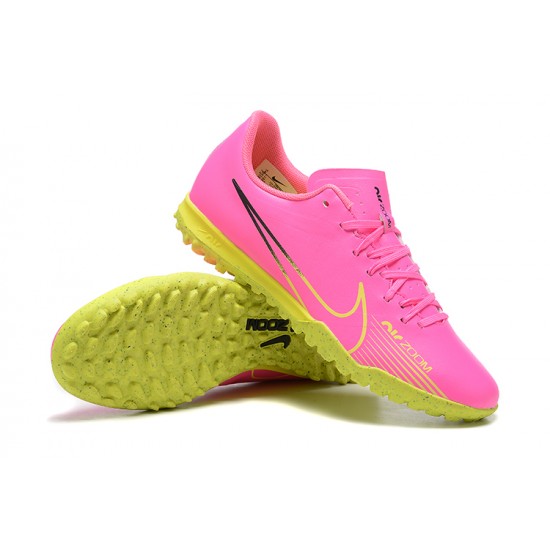 Kopacky Nike Air Zoom Mercurial Vapor XV Academy TF Růžový Žlutý Černá Pánské Low