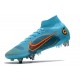 Kopacky Nike Mercurial Superfiy VIII Elite SG PRO Anti Clog High Modrý Pánské