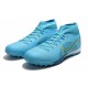 Kopacky Nike Mercurial Superfly 8 Academy TF High Modrý Žlutý Pánské