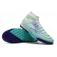 Kopacky Nike Mercurial Superfly 8 Academy TF High Turqoise Pánské