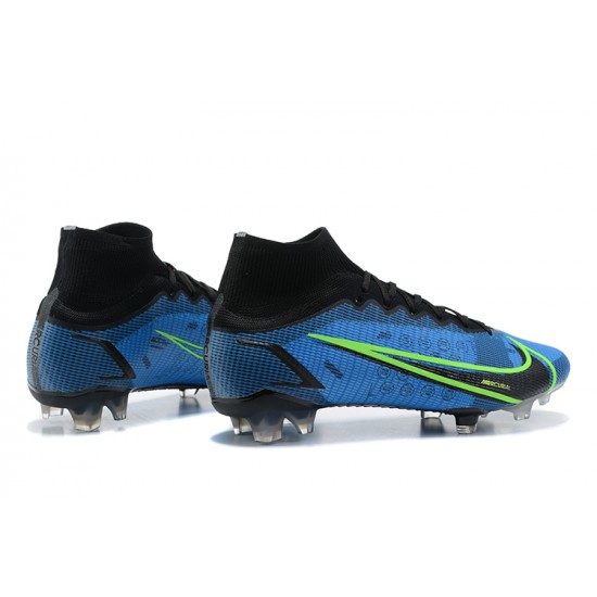 Kopacky Nike Mercurial Superfly 8 Elite FG High Modrý Černá Pánské