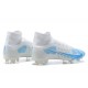 Kopacky Nike Mercurial Superfly 8 Elite FG High Modrý Bílý Pánské