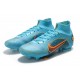 Kopacky Nike Mercurial Superfly 8 Elite FG High Modrý Pánské Dámské