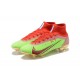 Kopacky Nike Mercurial Superfly 8 Elite FG High Červené Zelená Zlato Pánské