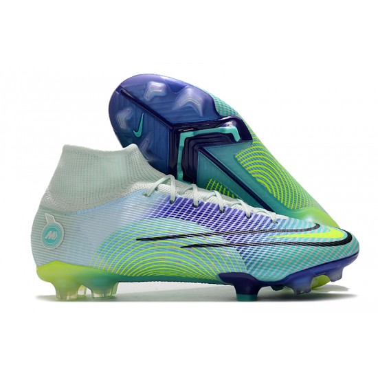 Kopacky Nike Mercurial Superfly 8 Elite FG High Turqoise Nachový Pánské