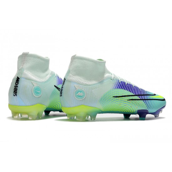 Kopacky Nike Mercurial Superfly 8 Elite FG High Turqoise Nachový Pánské