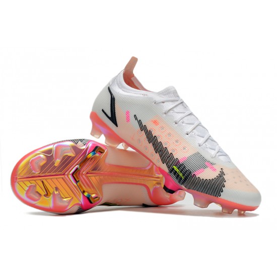 Kopacky Nike Mercurial Superfly 8 Elite FG Low Bílý Růžový Pánské