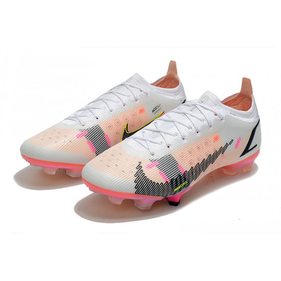 Kopacky Nike Mercurial Superfly 8 Elite FG Low Bílý Růžový Pánské