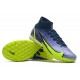 Kopacky Nike Mercurial Superfly 9 Elite TF High Dark Modrý Žlutý Pánské