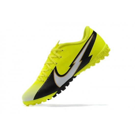 Kopacky Nike Mercurial Vapor 13 Academy TF Černá Žlutý Bílý Low Pánské