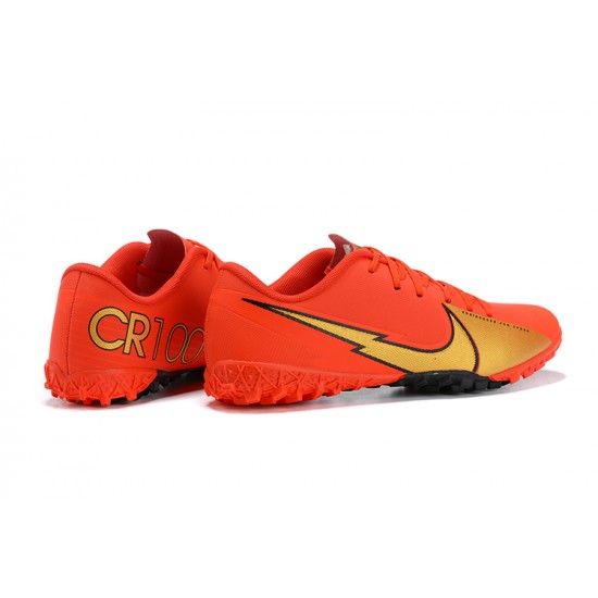 Kopacky Nike Mercurial Vapor 13 Academy TF Zlato Oranžovýý Low Pánské