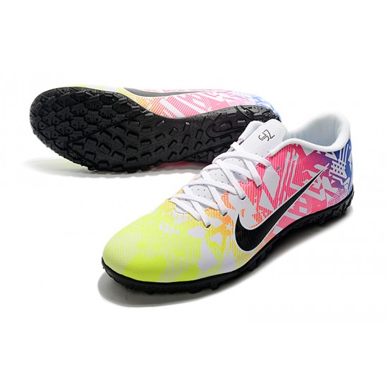 Kopacky Nike Mercurial Vapor 13 Academy TF Low Modrý Růžový Žlutý Pánské Kopacky Nike Mercurial Vapor 13 Academy TF Low Modrý Růžový Žlutý Pánské