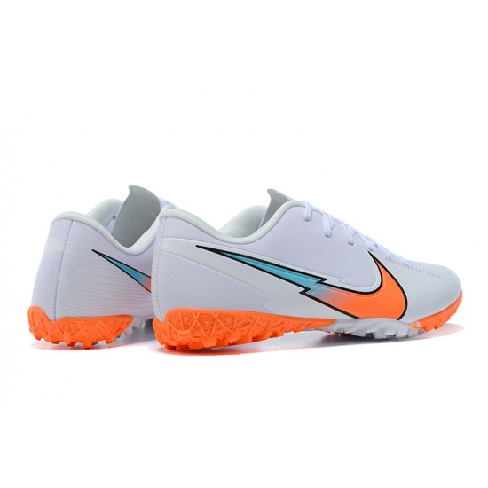 Kopacky Nike Mercurial Vapor 13 Academy TF Oranžovýý Bílý Modrý Low Pánské