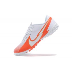 Kopacky Nike Mercurial Vapor 13 Academy TF Bílý Oranžovýý Low Pánské 
