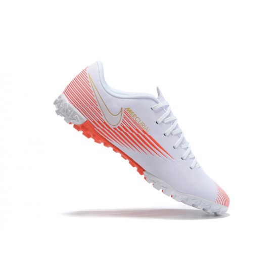 Kopacky Nike Mercurial Vapor 13 Academy TF Bílý Oranžovýý Low Pánské