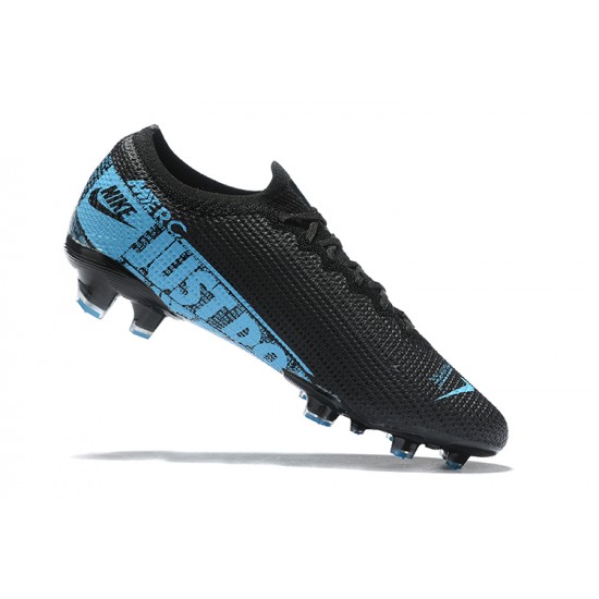 Kopacky Nike Mercurial Vapor 13 Elite FG Černá Modrý Low Pánské