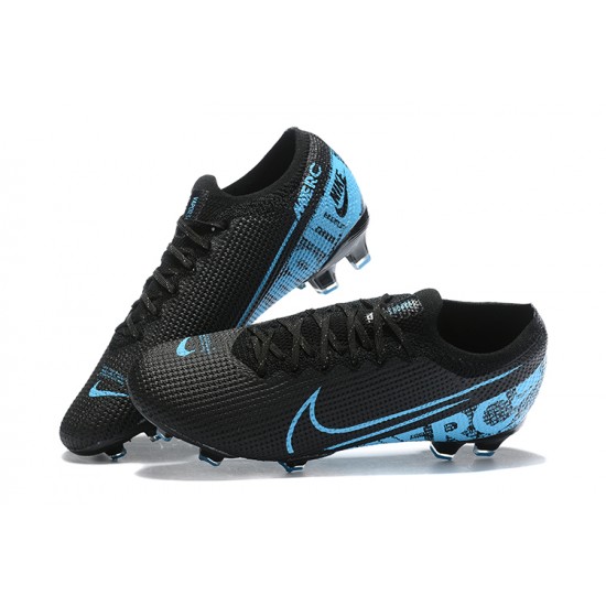 Kopacky Nike Mercurial Vapor 13 Elite FG Černá Modrý Low Pánské