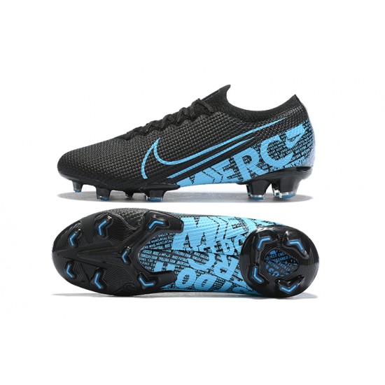 Kopacky Nike Mercurial Vapor 13 Elite FG Černá Modrý Low Pánské