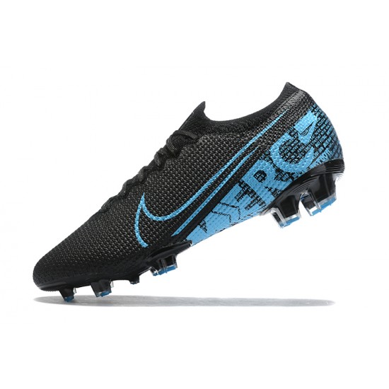 Kopacky Nike Mercurial Vapor 13 Elite FG Černá Modrý Low Pánské