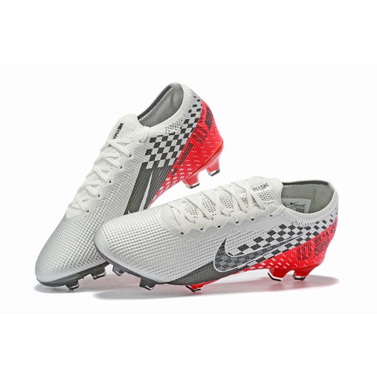 Kopacky Nike Mercurial Vapor 13 Elite FG Černá Červené Bílý Low Pánské