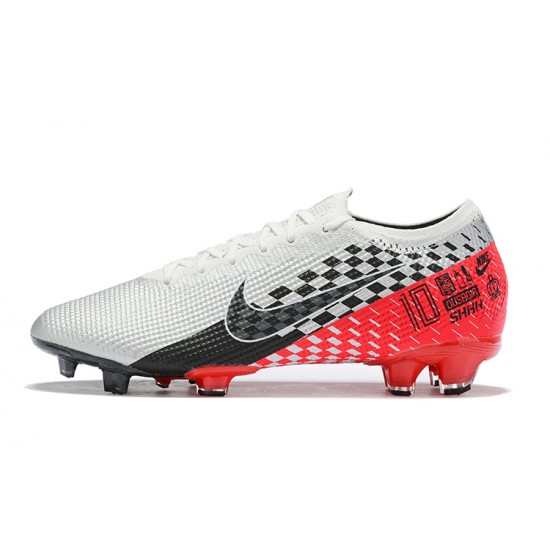 Kopacky Nike Mercurial Vapor 13 Elite FG Černá Červené Bílý Low Pánské