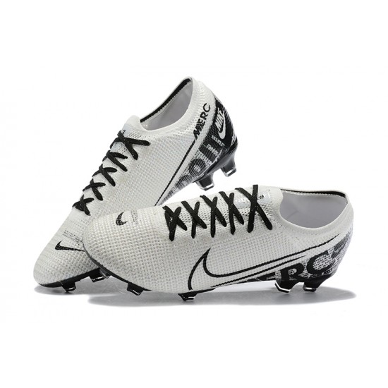 Kopacky Nike Mercurial Vapor 13 Elite FG Černá Bílý Zelená Modrý Low Pánské