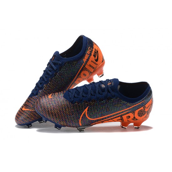 Kopacky Nike Mercurial Vapor 13 Elite FG Modrý Oranžovýý Low Pánské