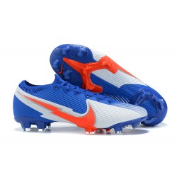 Kopacky Nike Mercurial Vapor 13 Elite FG Modrý Bílý Oranžovýý Low Pánské 