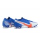 Kopacky Nike Mercurial Vapor 13 Elite FG Modrý Bílý Oranžovýý Low Pánské