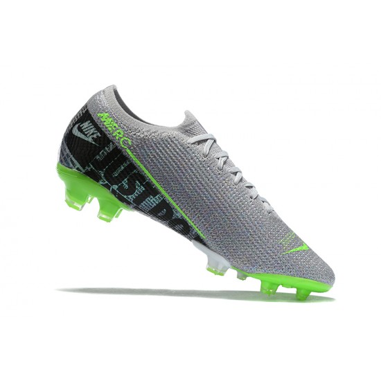 Kopacky Nike Mercurial Vapor 13 Elite FG Zelená Šedá Černá Low Pánské