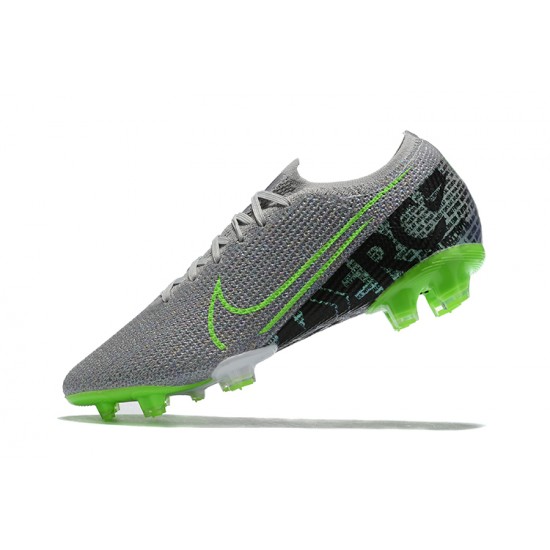 Kopacky Nike Mercurial Vapor 13 Elite FG Zelená Šedá Černá Low Pánské