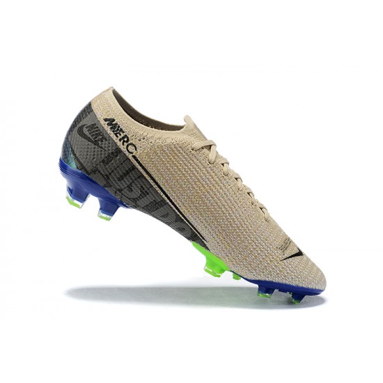 Kopacky Nike Mercurial Vapor 13 Elite FG Hnědožlutý Zelená Modrý Low Pánské