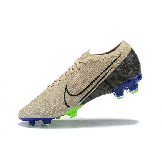 Kopacky Nike Mercurial Vapor 13 Elite FG Hnědožlutý Zelená Modrý Low Pánské