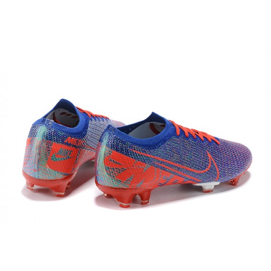 Kopacky Nike Mercurial Vapor 13 Elite FG LightModrý Oranžovýý Low Pánské