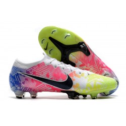 Kopacky Nike Mercurial Vapor 13 Elite FG Low Růžový Žlutý Modrý Pánské 