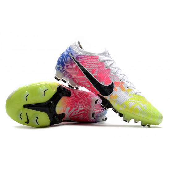 Kopacky Nike Mercurial Vapor 13 Elite FG Low Růžový Žlutý Modrý Pánské Kopacky Nike Mercurial Vapor 13 Elite FG Low Růžový Žlutý Modrý Pánské