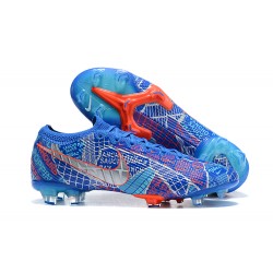 Kopacky Nike Mercurial Vapor 13 Elite FG Oranžovýý Modrý Černá Bílý Low Pánské 