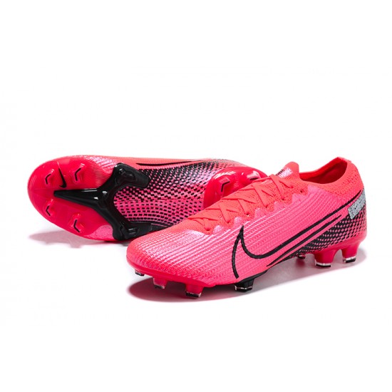 Kopacky Nike Mercurial Vapor 13 Elite FG Růžový Černá Šedá Low Pánské