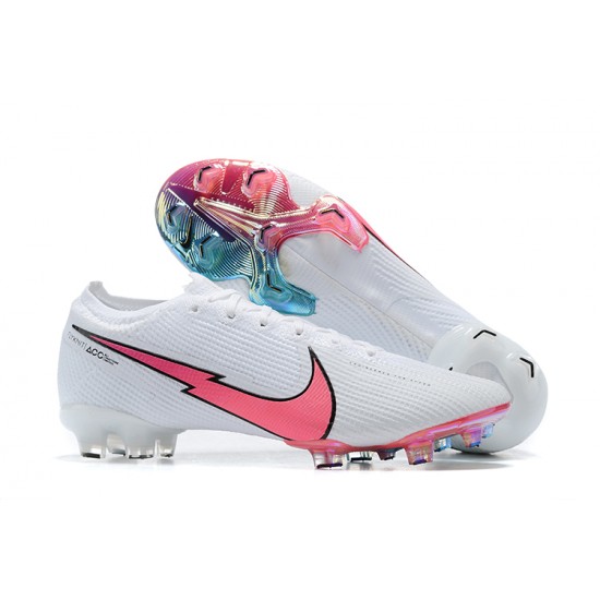 Kopacky Nike Mercurial Vapor 13 Elite FG Růžový Modrý Bílý Low Pánské