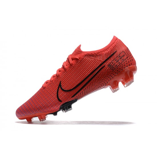 Kopacky Nike Mercurial Vapor 13 Elite FG Červené Černá Low Pánské