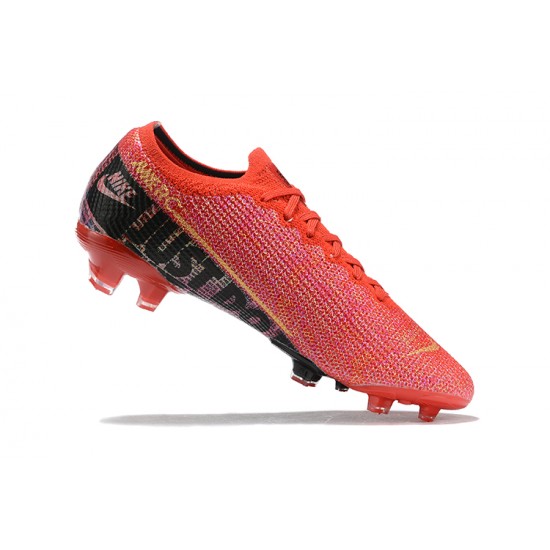 Kopacky Nike Mercurial Vapor 13 Elite FG Červené Černá Oranžovýý Low Pánské