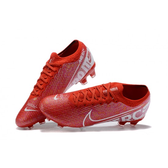 Kopacky Nike Mercurial Vapor 13 Elite FG Červené Bílý Low Pánské