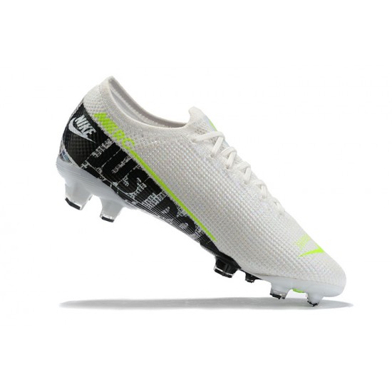 Kopacky Nike Mercurial Vapor 13 Elite FG Bílý LightZelená Černá Low Pánské