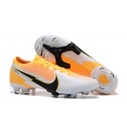 Kopacky Nike Mercurial Vapor 13 Elite FG Žlutý Oranžovýý Černá Bílý Low Pánské 