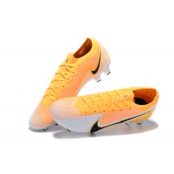 Kopacky Nike Mercurial Vapor 13 Elite FG Žlutý Oranžovýý Černá Bílý Low Pánské 