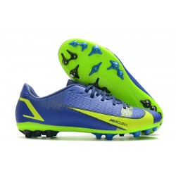 Kopacky Nike Mercurial Vapor 14 Academy AG Low Modrý Žlutý Pánské Dámské