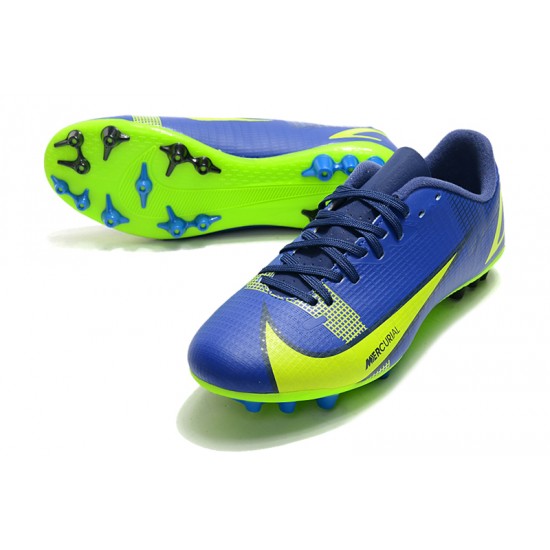 Kopacky Nike Mercurial Vapor 14 Academy AG Low Modrý Žlutý Pánské Dámské