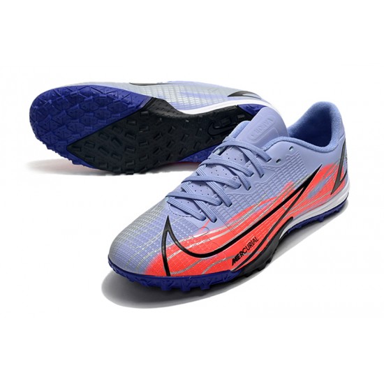 Kopacky Nike Mercurial Vapor 14 Academy TF Low Růžový Modrý Pánské