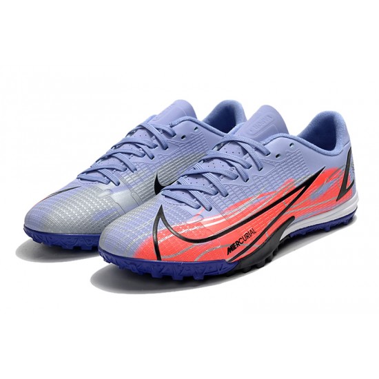 Kopacky Nike Mercurial Vapor 14 Academy TF Low Růžový Modrý Pánské