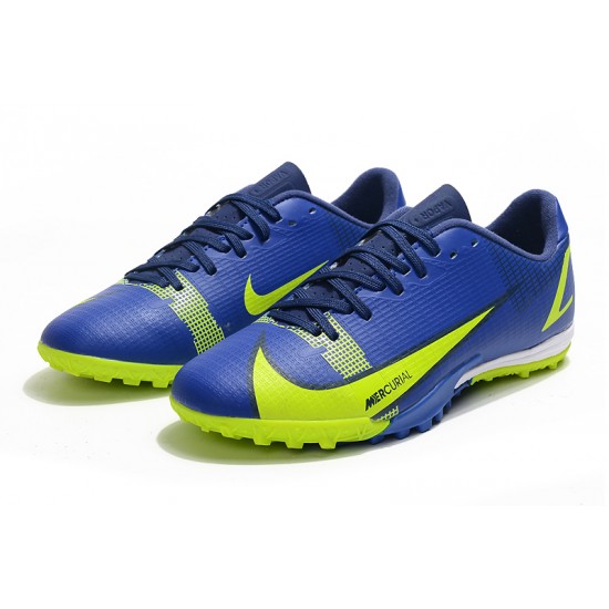 Kopacky Nike Mercurial Vapor 14 Academy TF Low Žlutý Modrý Pánské